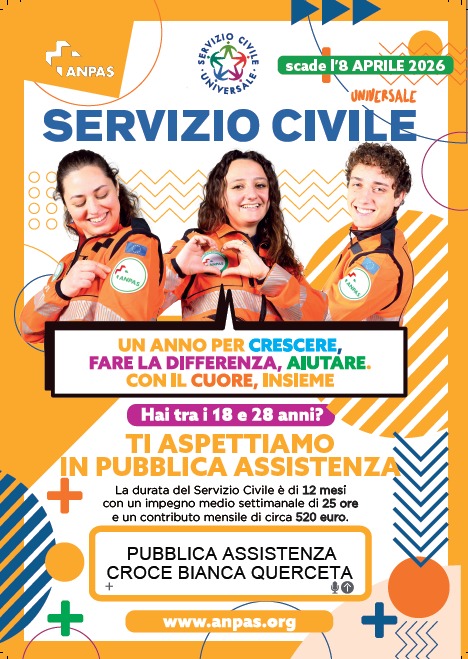 Bando 2026 per la sezione di volontari da impiegare in progetti di servizio civile universale in Italia e all'estero